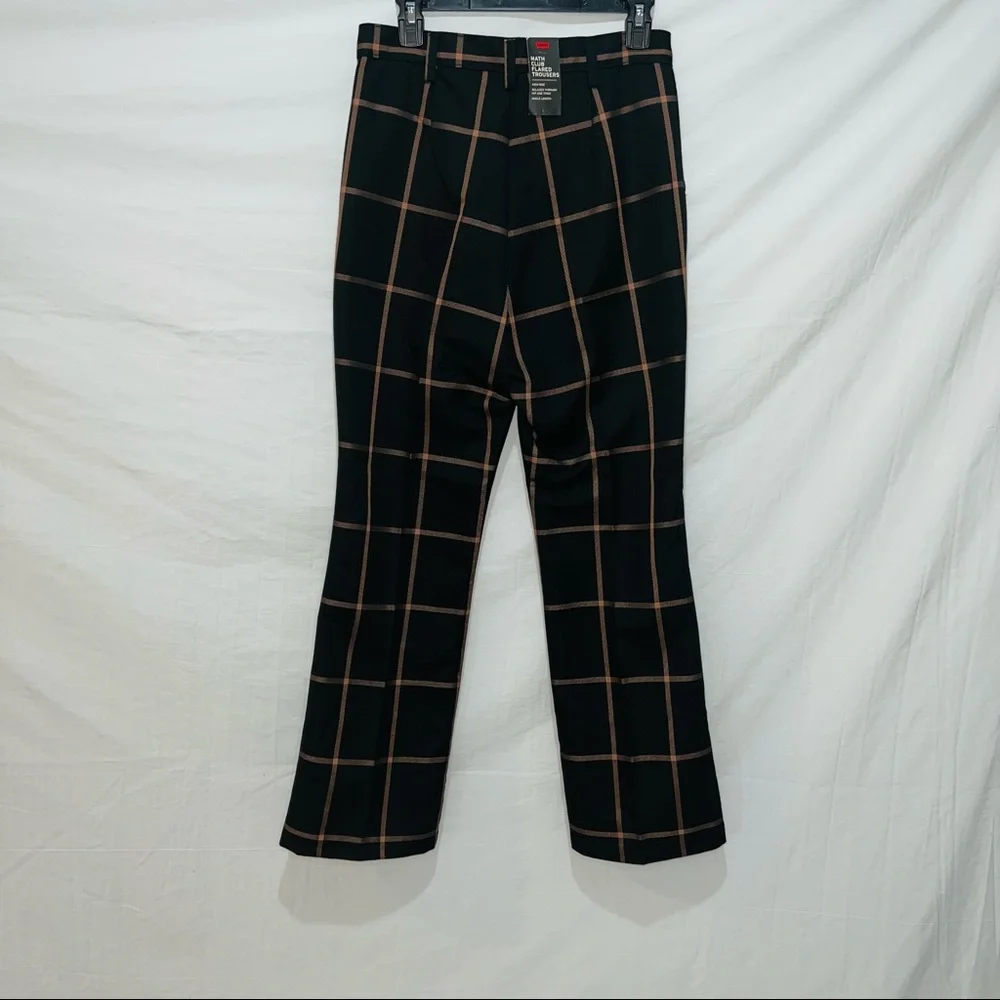 Levi's Math Club Trouser Flare Pants in Bonnie Plaid Rinse - Picture 5 of 8